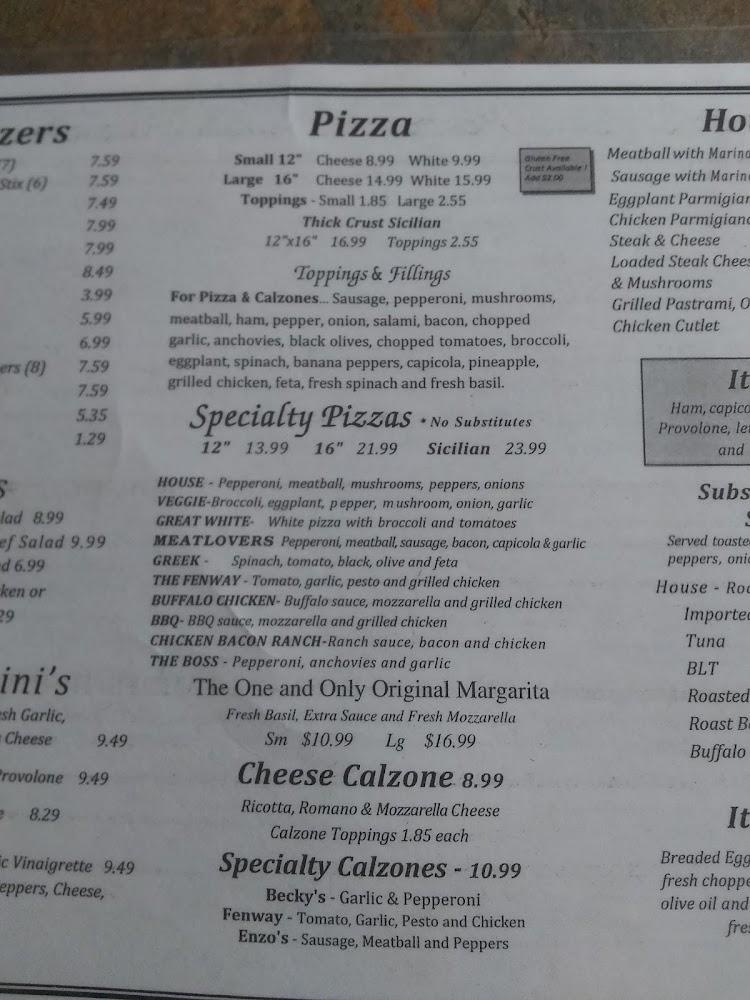 Enzo's Pizzeria & Restaurant Menu image 4
